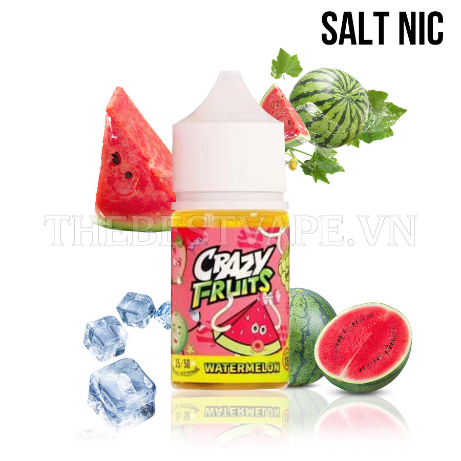 Tokyo Crazy Fruits - WATERMELON ( Dưa Hấu Lạnh ) - Salt Nicotine