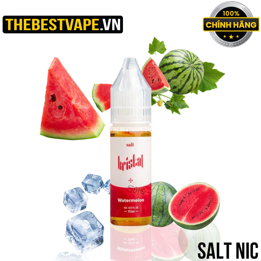 Kristal  - WATERMELON ( Dưa Hấu Lạnh ) - Salt Nicotine