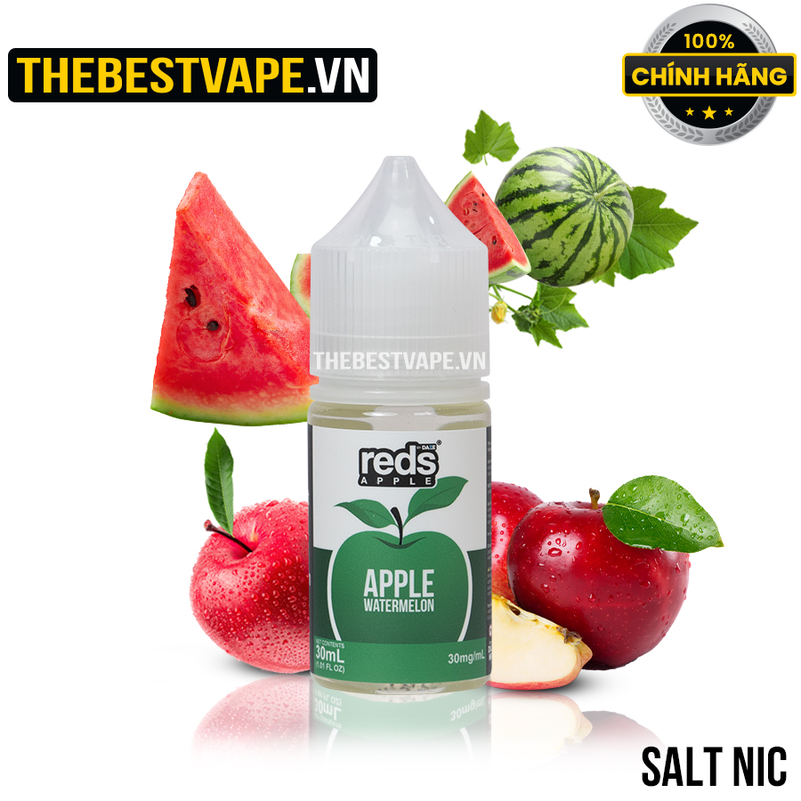 7 Daze MFG ( Reds Apple ) - WATERMELON ( Táo Dưa Hấu ) - Salt Nicotine