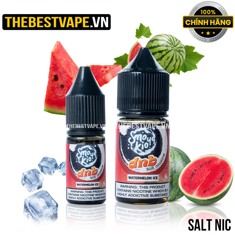 Smokio 49 DNB - WATERMELON ICE ( Dưa Hấu Lạnh ) - Salt Nicotine