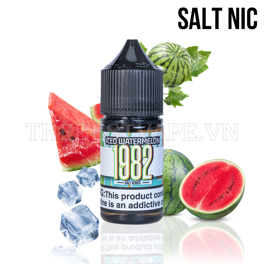 1982 - WATERMELON ICE ( Dưa Hấu Lạnh ) - Salt Nicotine