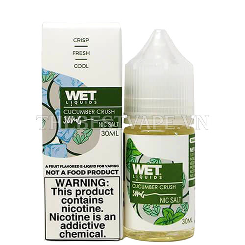 Wet Liquids Iced - SN Cucumber Crush - 30mg - 30ml