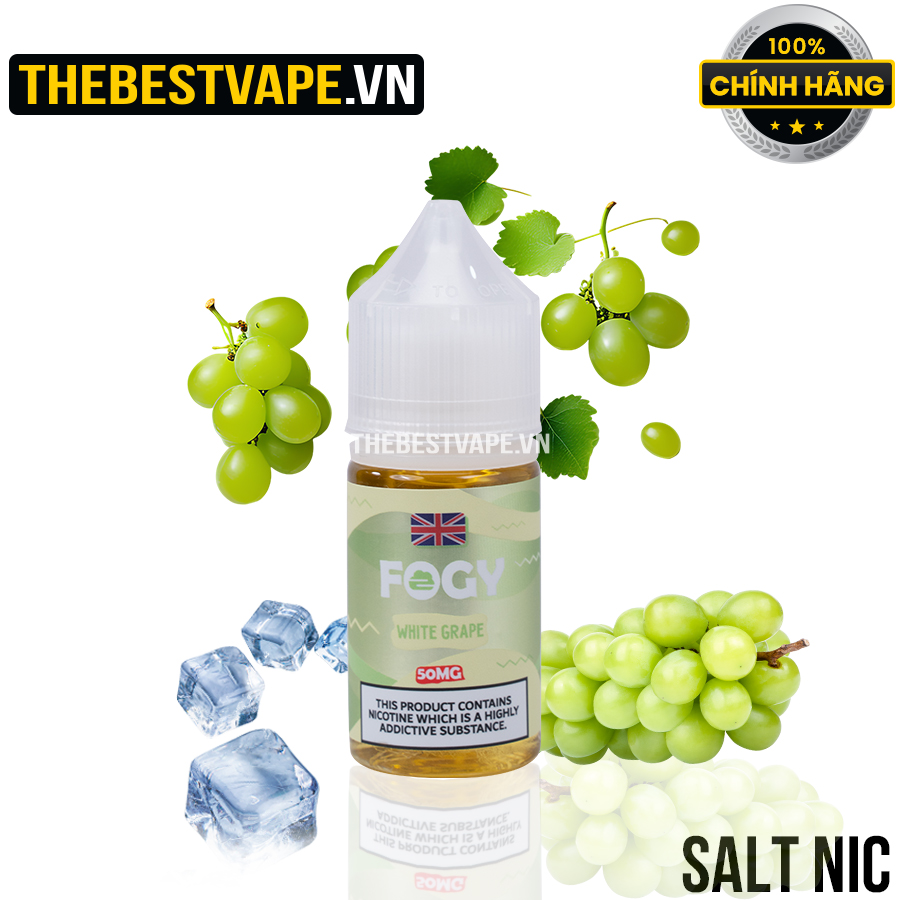 Fogy - WHITE GRAPE ( Nho Trắng Lạnh ) - Salt Nicotine