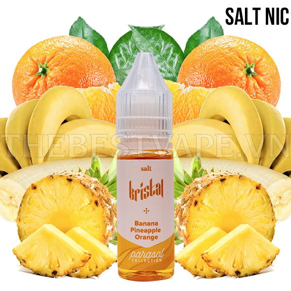 Kristal - BANANA PINEAPPLE ORANGE ( Chuối Dứa Cam )  - Salt Nicotine