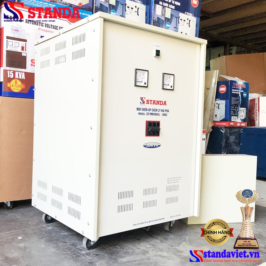 Chính sách bảo hành của máy biến áp cách ly STANDA 30KVA  - ảnh mặt chéo 