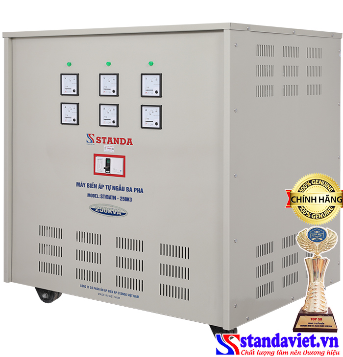 Biến áp 250kVA hạ áp 380V ra 220V/200V