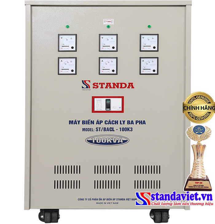 Biến áp Standa 100kVA chính hãng