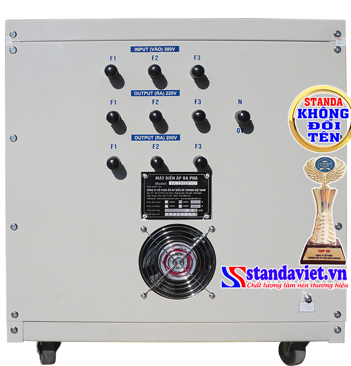 Biến áp cách ly Standa 30kVA điện vào 380v điện ra 220v-200v