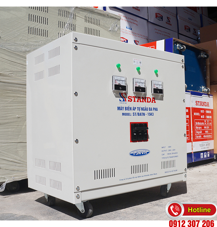 Hướng dẫn sử dụng Biến áp Standa 10kVA 3 pha