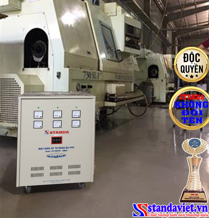 Đổi nguồn tự ngẫu Standa 60kVA