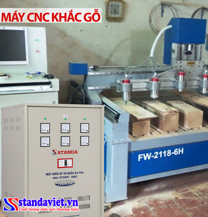 Dùng Biến áp Standa 100kVA cho máy CNC