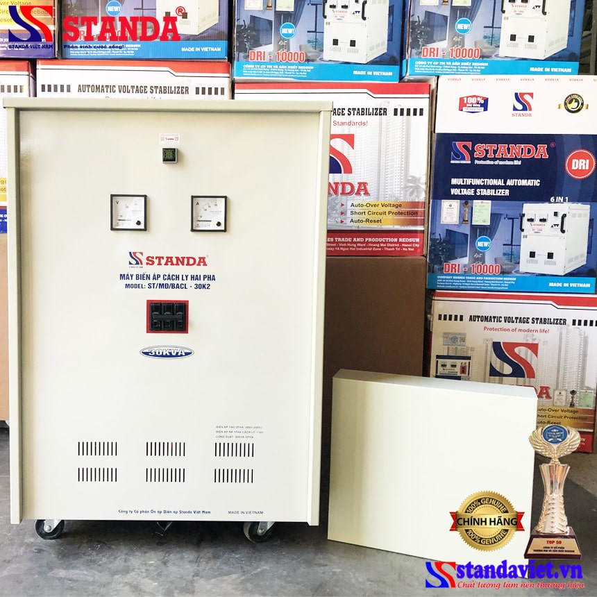  hình ảnh máy biến áp cách ly standa 30KVA 2 pha 3