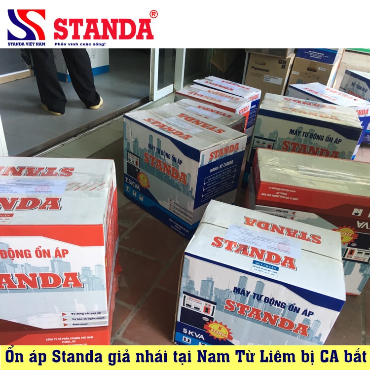 Ổn áp Standa giả nhái tại Nam Từ Liêm Hà Nội đã bị công an xử lý