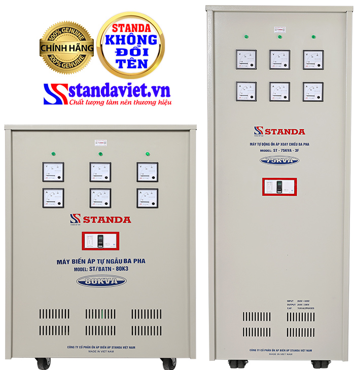 Mua Ổn áp Standa 80kVA hay Biến áp Standa 80kVA