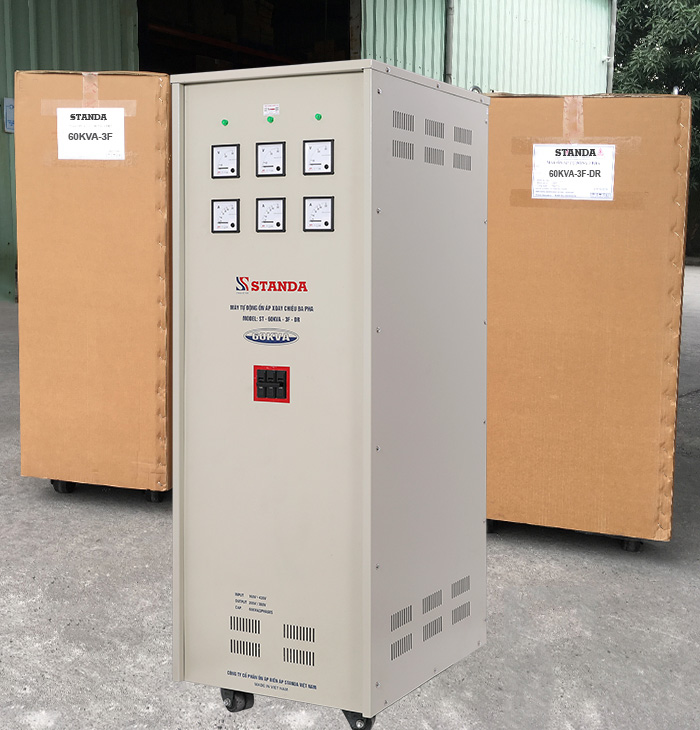 Ổn áp Standa 60kVA dải 160v-430v 3pha