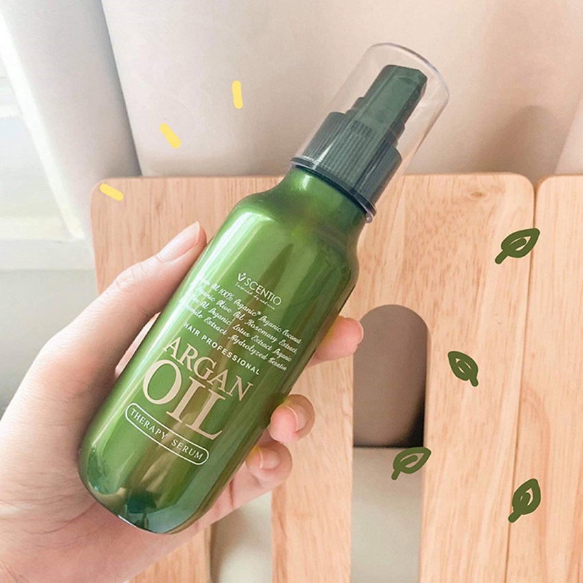 Serum dưỡng tóc dành cho tóc khô và hư tổn chiết xuất dầu Argan Scentio Hair Professional 120ml Bách Hoá Serum dưỡng tóc dành cho tóc khô và hư tổn chiết xuất dầu Argan Scentio Hair Professional 120ml Bách Hoá