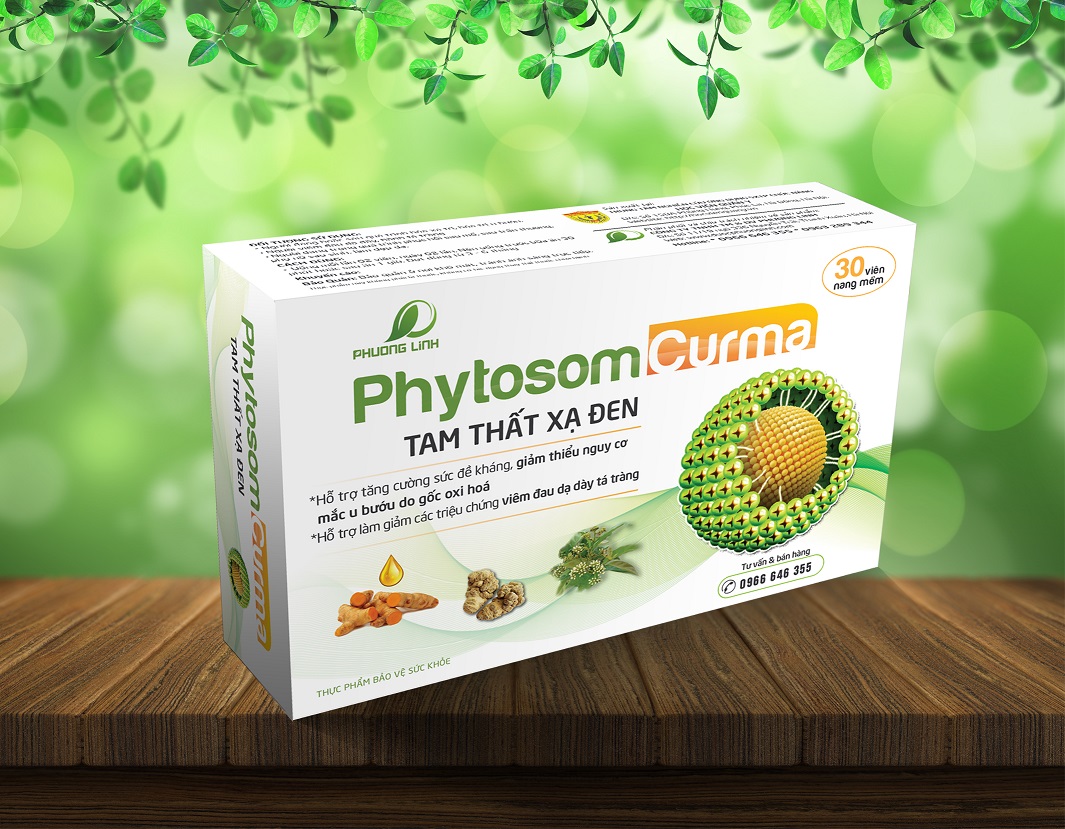 Phytosom Curma - Tam thất xạ đen