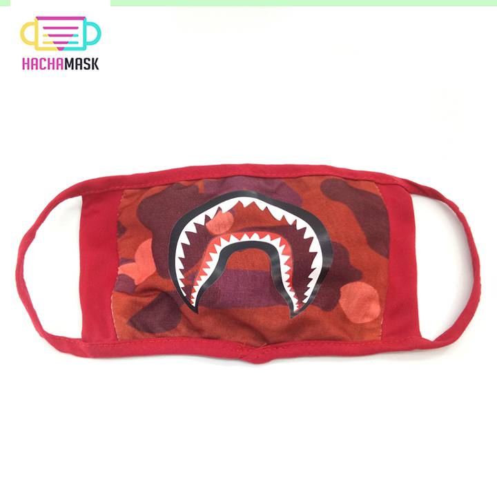 khẩu trang superfake màu đỏ