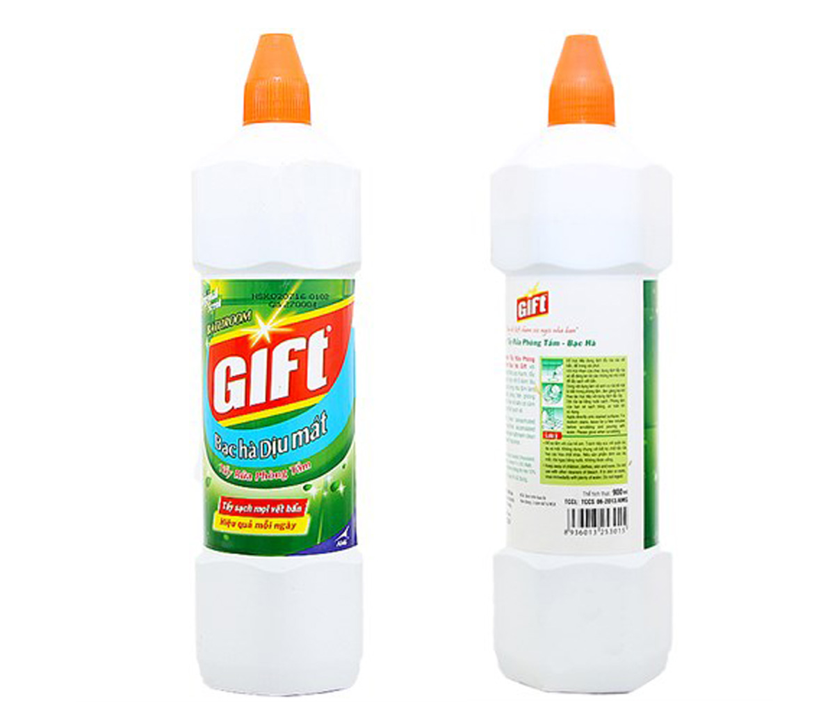 Nước tẩy nhà tắm Gift hương Bạc hà chai 900ml