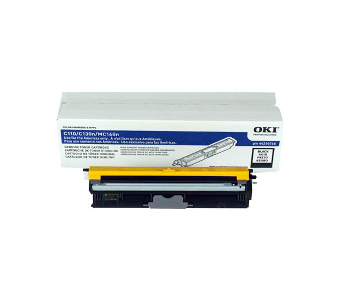 Mực Oki C110B Black - Mực in laser màu