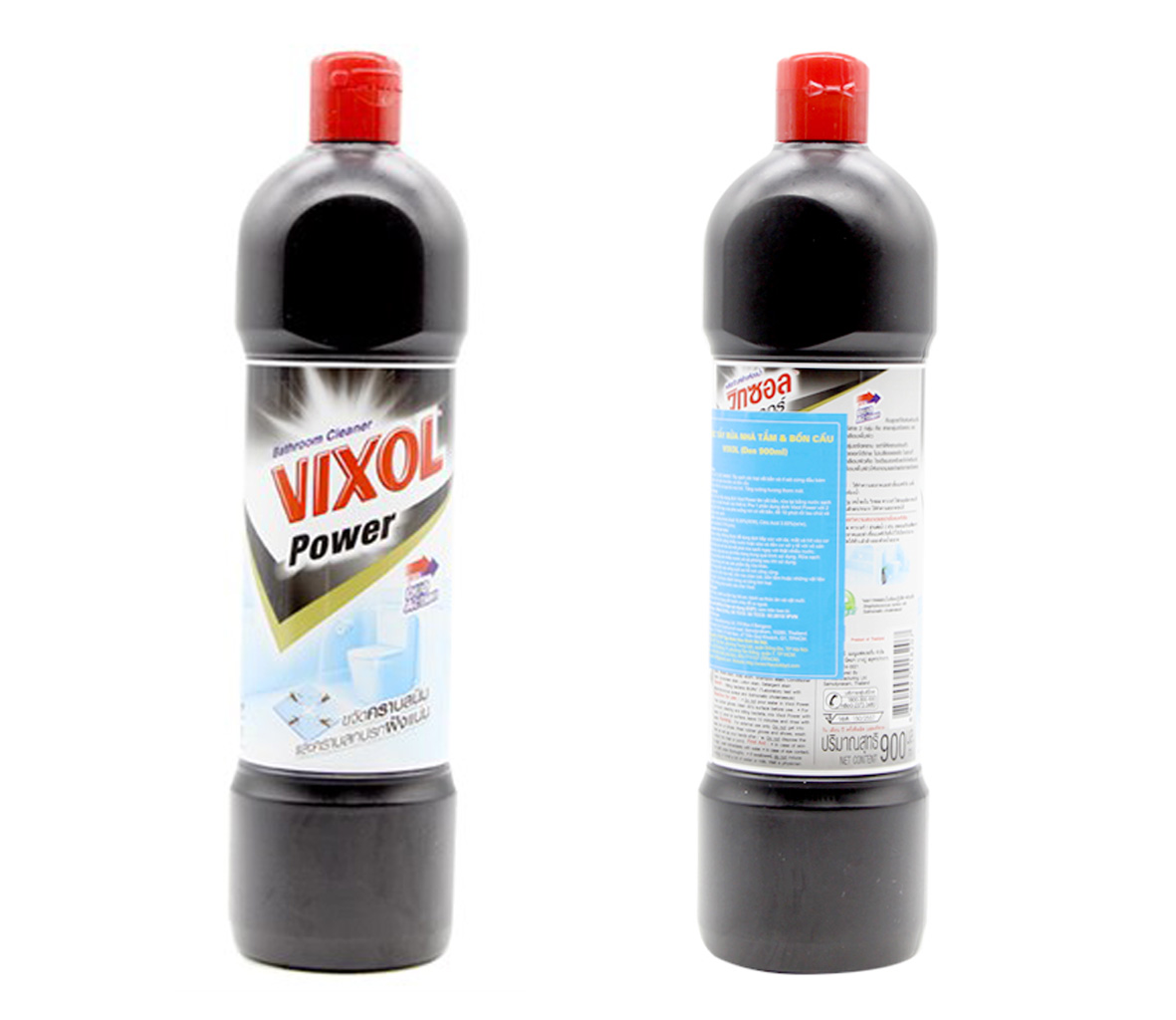 Nước tẩy bồn cầu, nhà tắm Vixol Power chai 900ml
