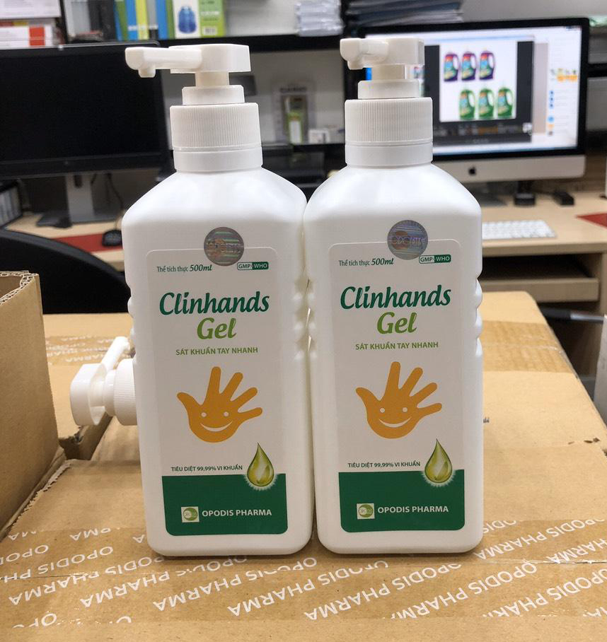 Dung dịch sát khuẩn nhanh Clinhands Gel 500ml