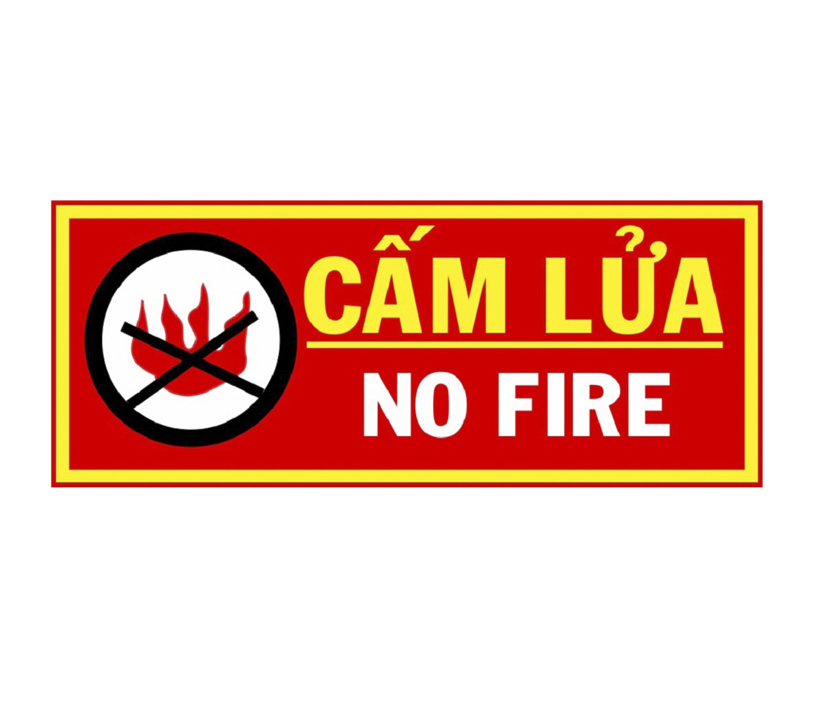 Bảng cấm lửa mica
