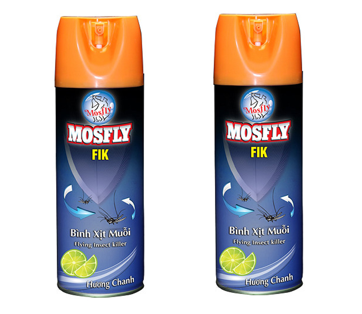 Bình xịt muỗi Mosfly Fik hương Chanh 300ml