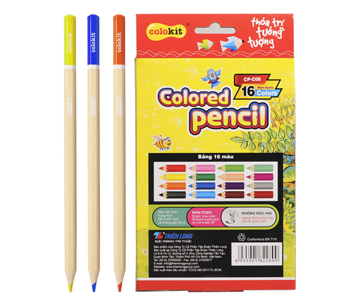 Bút chì màu Thiên Long Colokit CP-C08