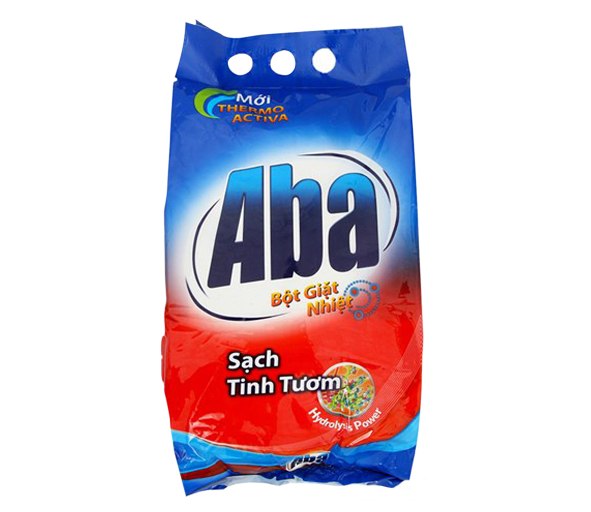 Bột giặt nhiệt Aba Sạch tinh tươm 1,5kg