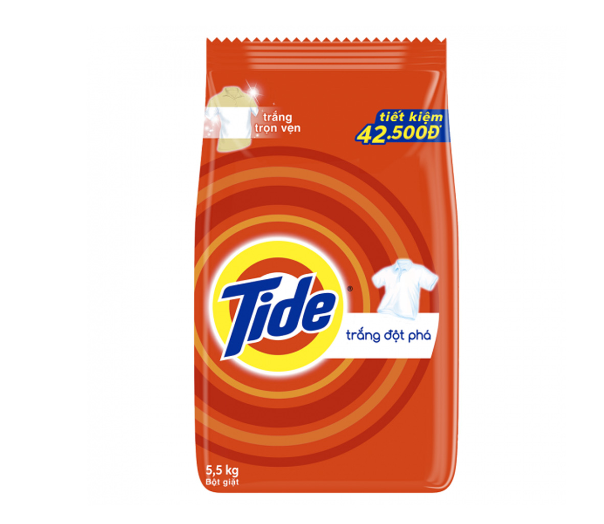 Bột giặt Tide Trắng đột phá 5,5kg
