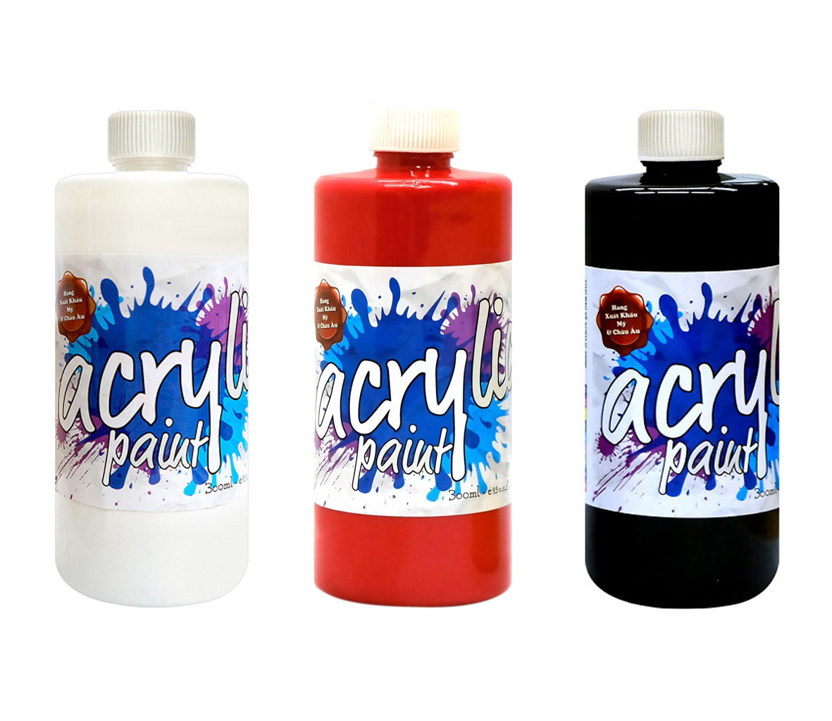 Chai màu vẽ Colormate Acrylic 300ml