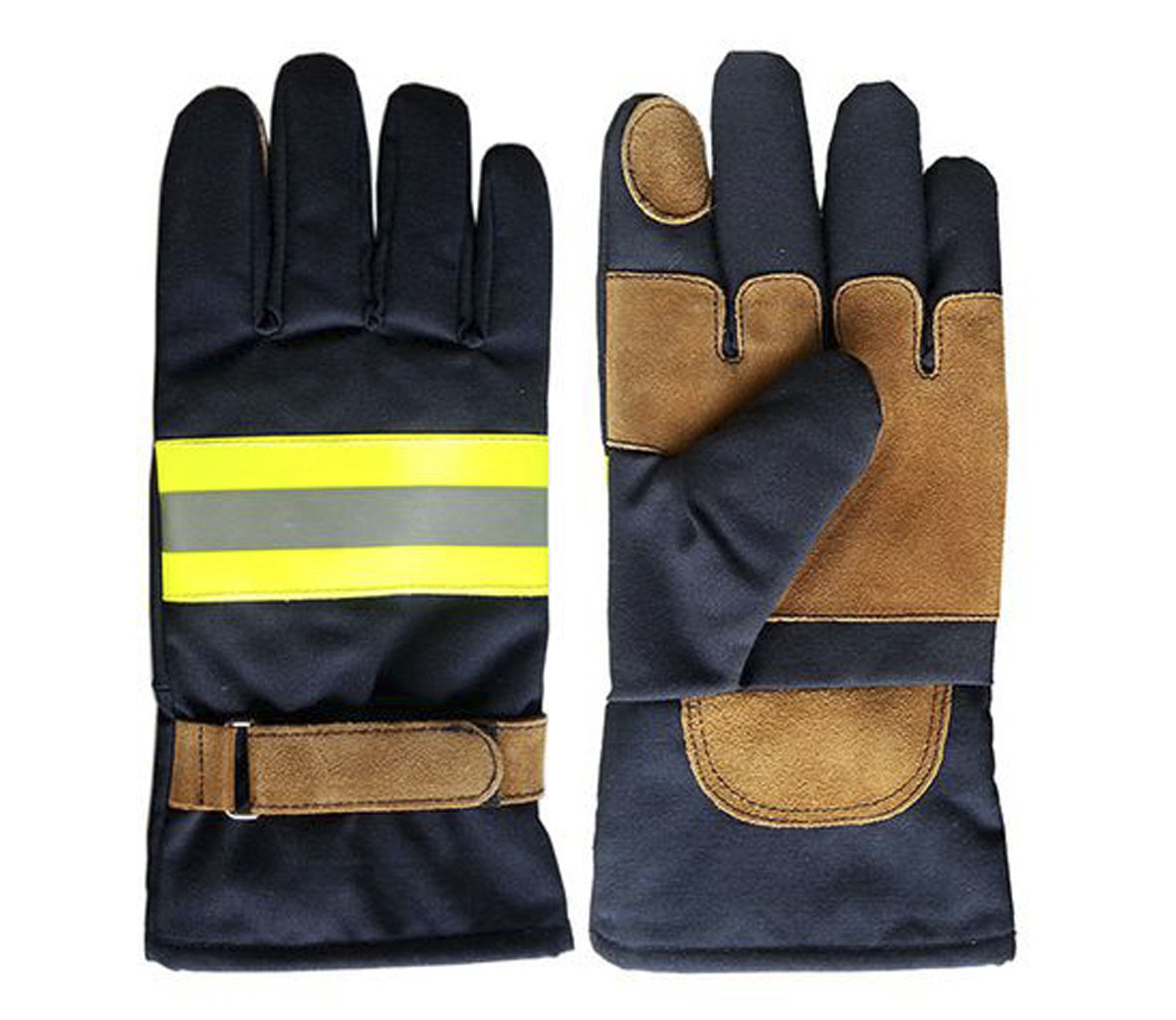 Găng tay chịu nhiệt Nomex + Da bò