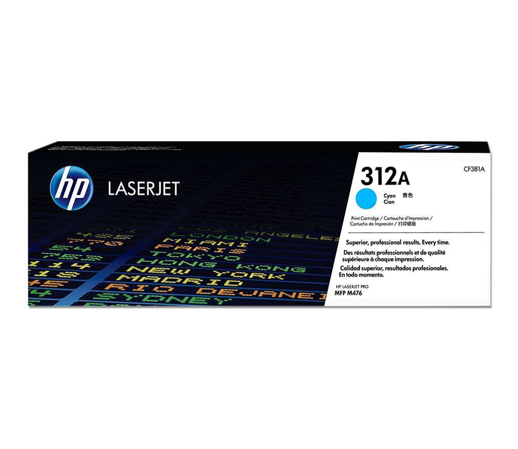Mực in HP 312A (CF381A) Cyan - Mực in Laser màu
