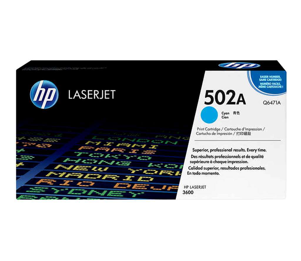 Mực in HP 502A (Q6471A) Cyan - Mực in Laser màu