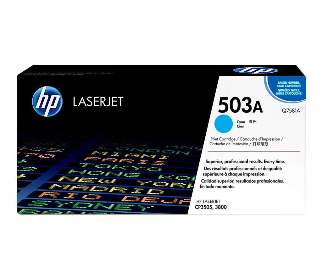 Mực in HP 503A (Q7581A) Cyan - Mực in Laser màu