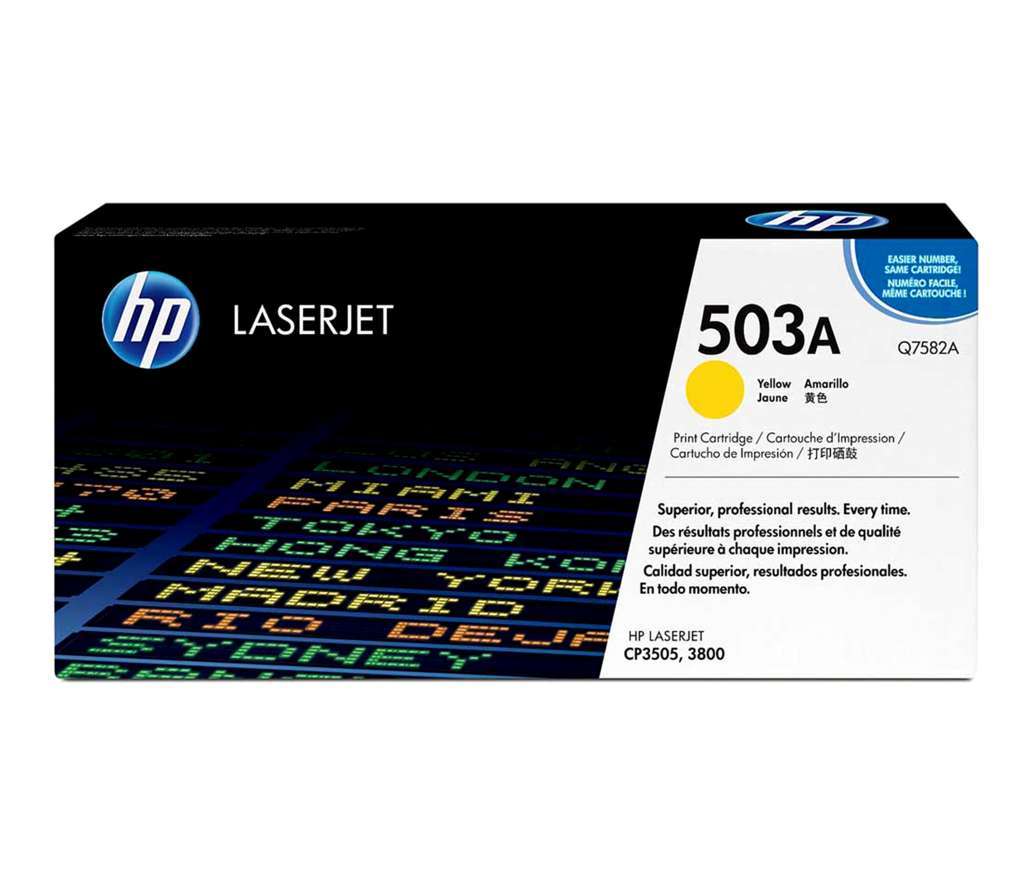 Mực in HP 503A (Q7582A) Yellow - Mực in Laser màu