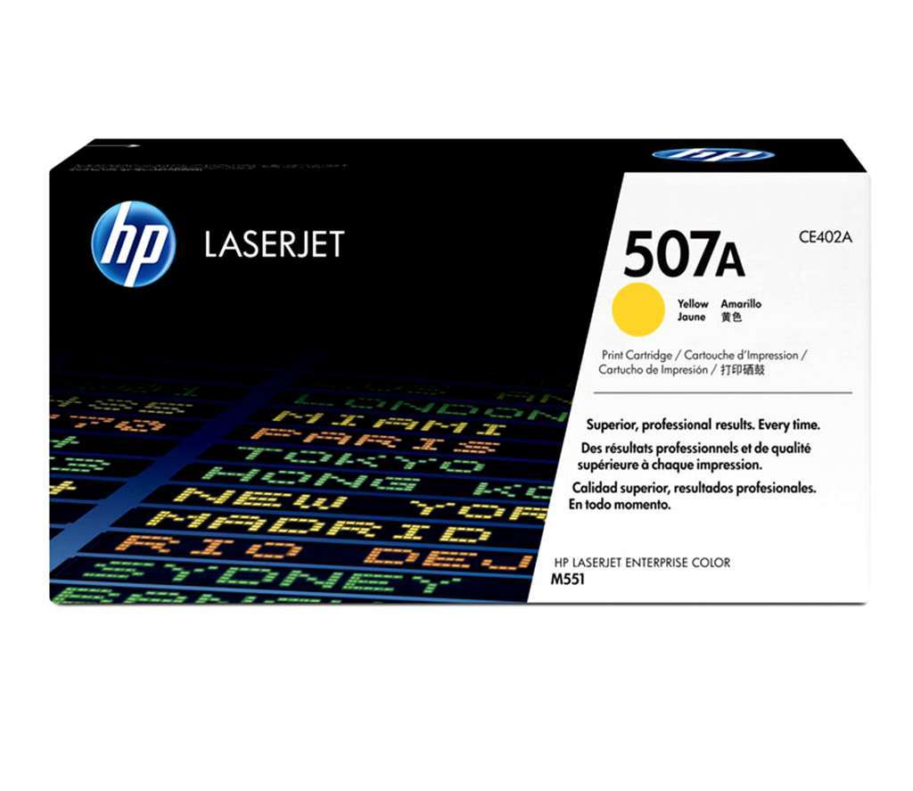 Mực in HP 507A (CE402A) Yellow - Mực in Laser màu