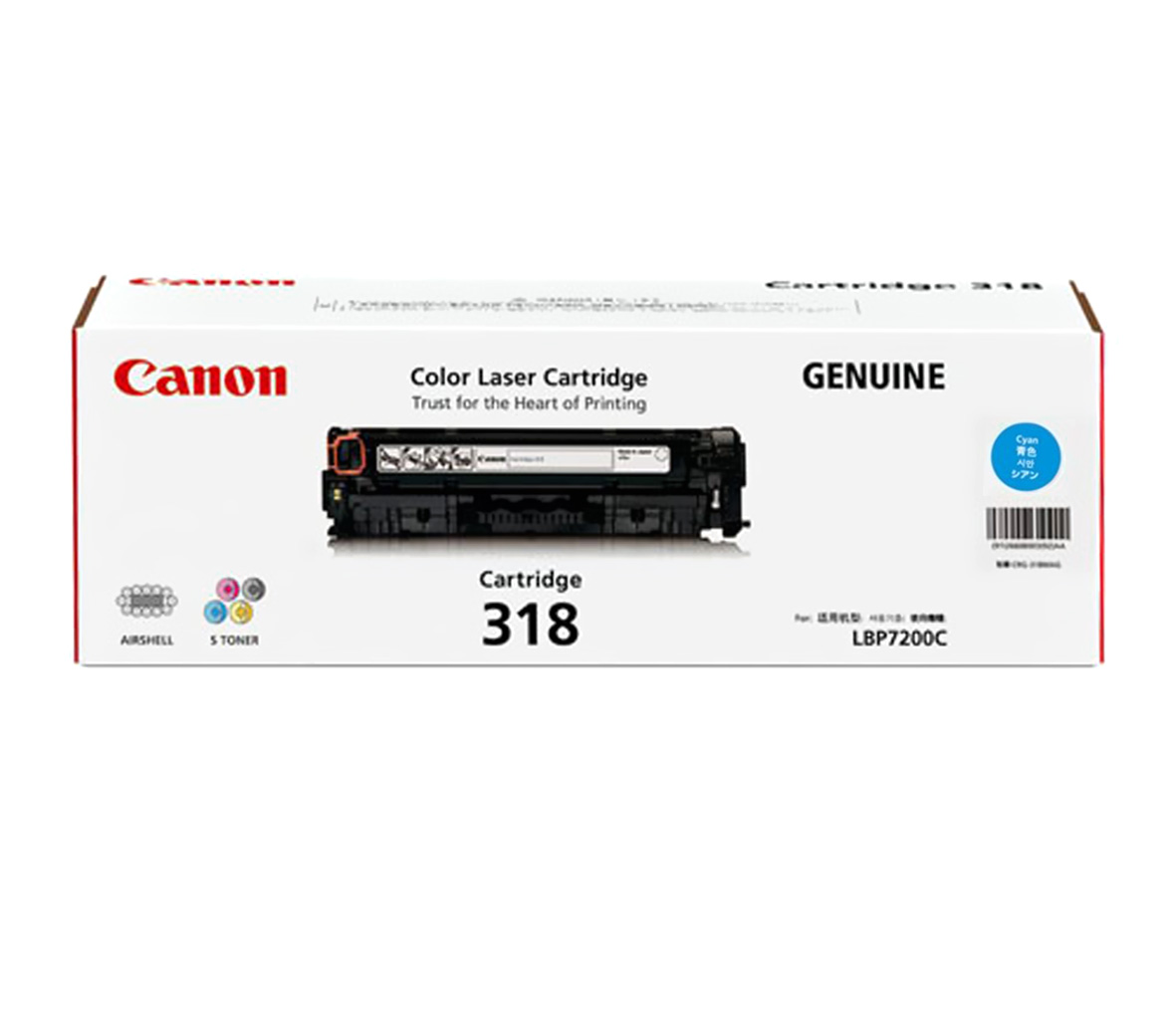 Mực Canon LPB 7200CD/ 7200CDN (318C) Cyan