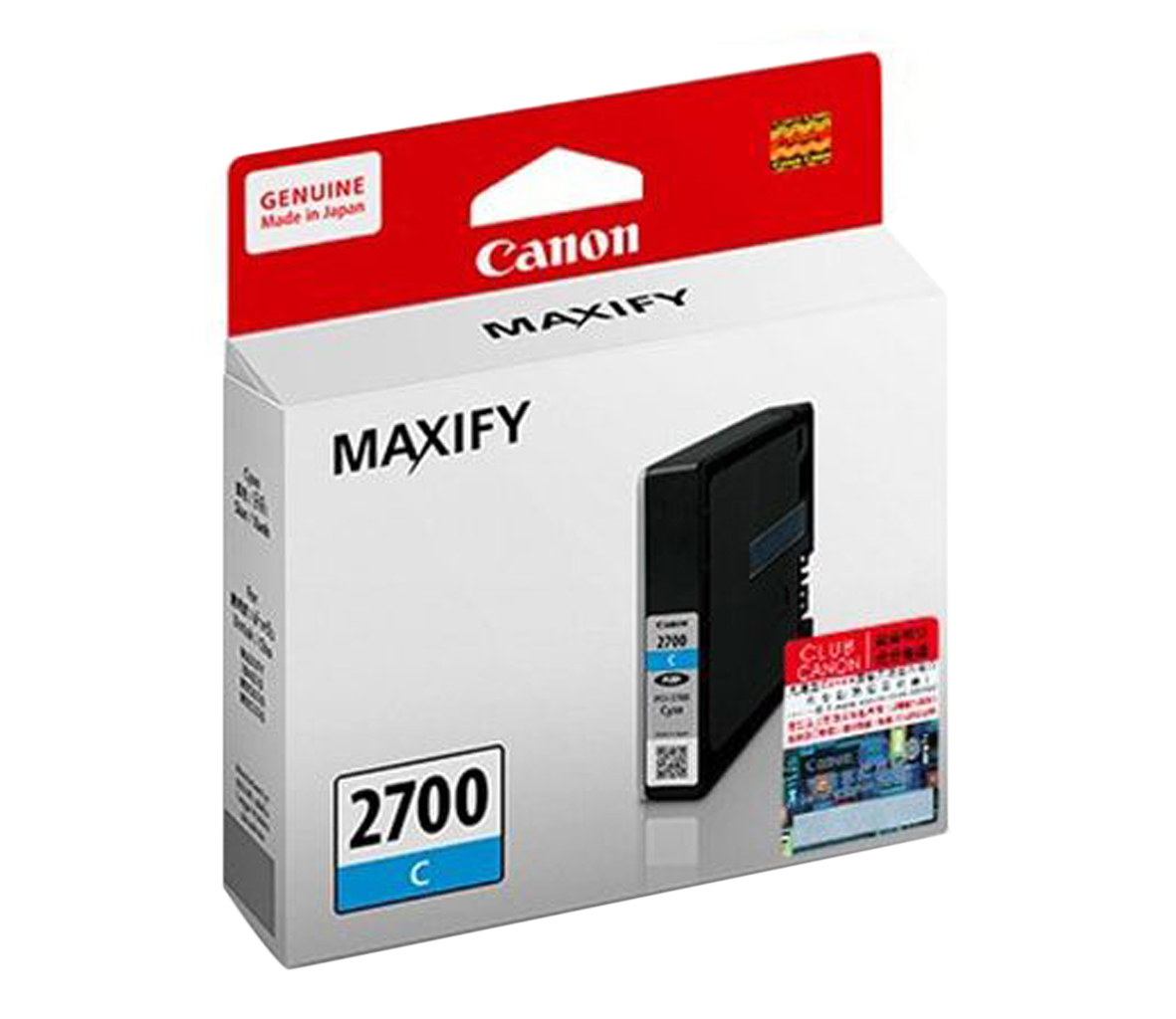 Mực Canon MAXIFY iB4070 , MB5070 (PGI-2700XLC) Cyan