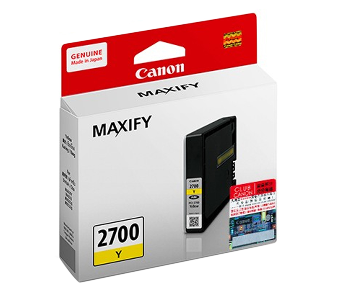 Mực Canon MAXIFY iB4070 , MB5070 (PGI-2700Y) Yellow