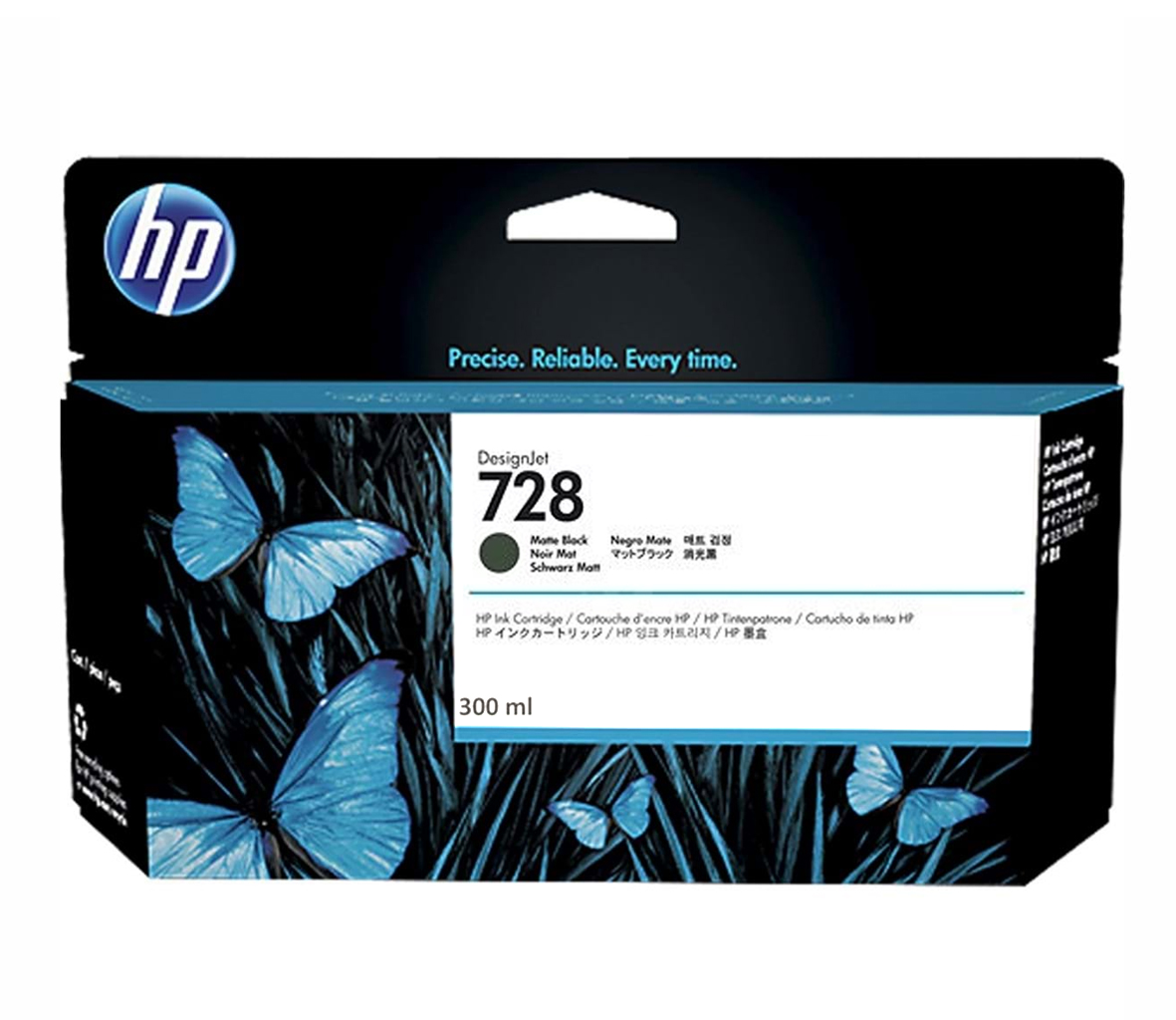 Mực HP 728 (F9J68A) Matte Black - Mực in phun màu