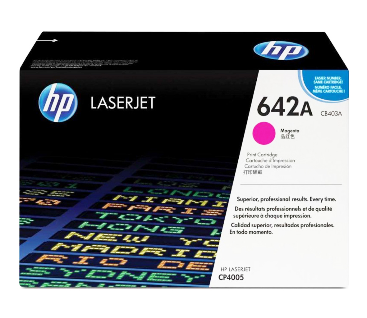 Mực in HP 642A (CB403A) Magenta - Mực in Laser màu