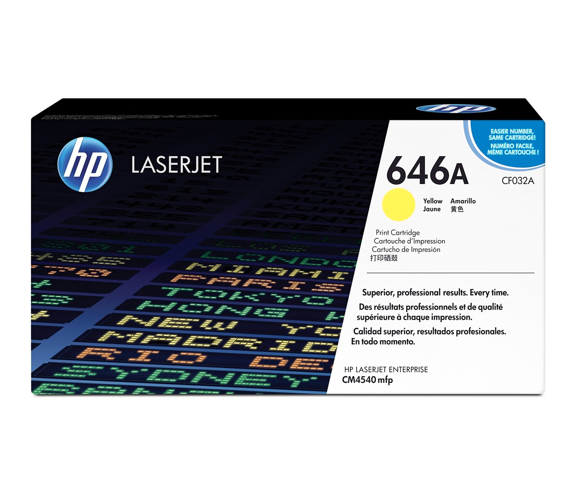 Mực in HP 646A (CF032A) Yellow - Mực in Laser màu