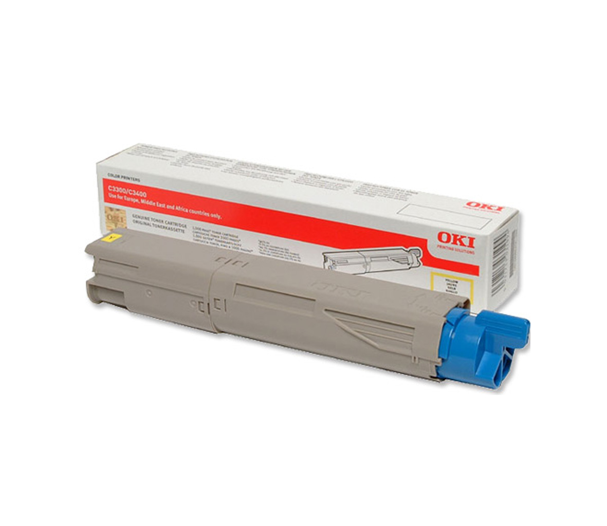 Mực Oki C3600Y Yellow - Mực in laser màu