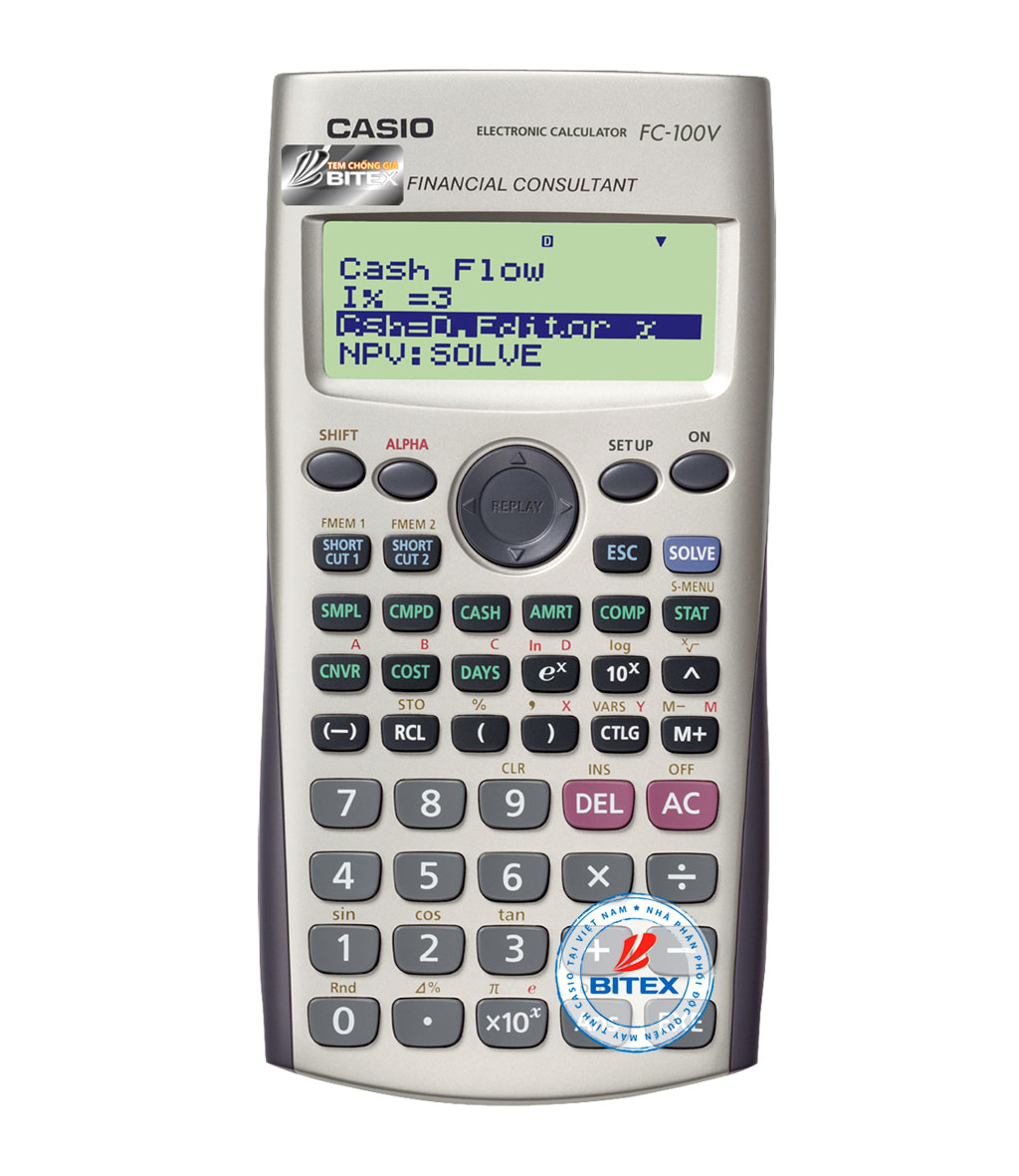 Máy tính CASIO FC-100V
