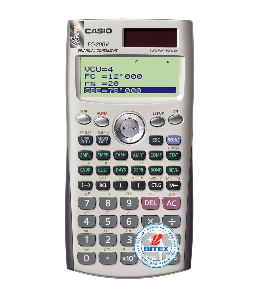 Máy tính CASIO FC-200V