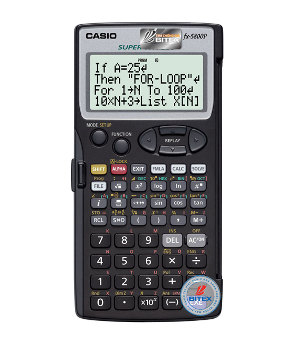 Máy tính CASIO FX-5800P