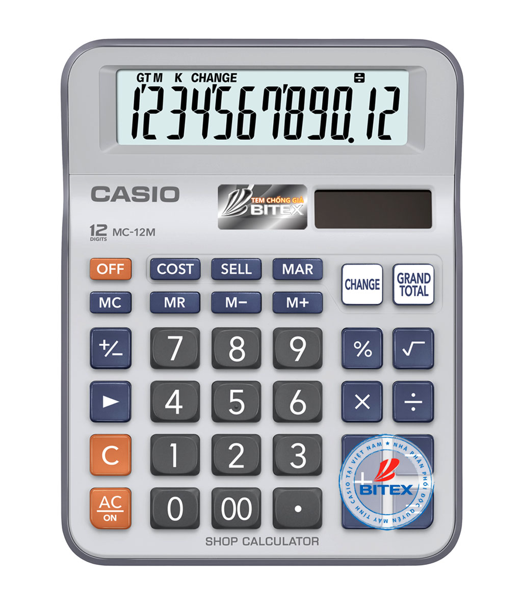 Máy tính CASIO MC-12M