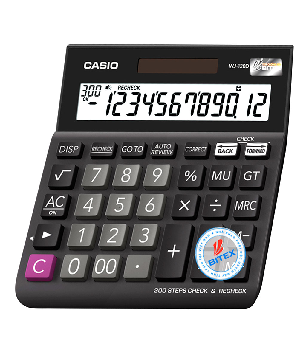 Máy tính CASIO WJ-120D PLUS